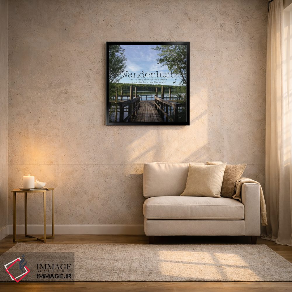 تابلو دکوراتیو شوق سفر اثر اندی متز - D3B