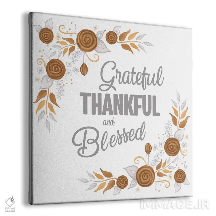 تابلو مدرن گل های برداشت محصول ۱ اثر اندی متز - نمای پرسپکتیو محصول