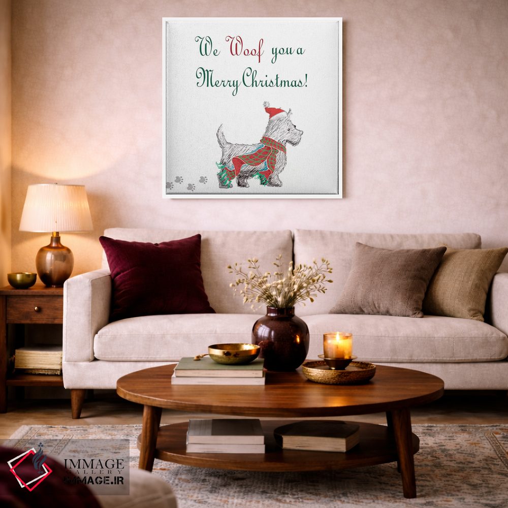 تابلو دکوراتیو بسته تعطیلات سگ ها ۲ اثر اندی متز - D1W