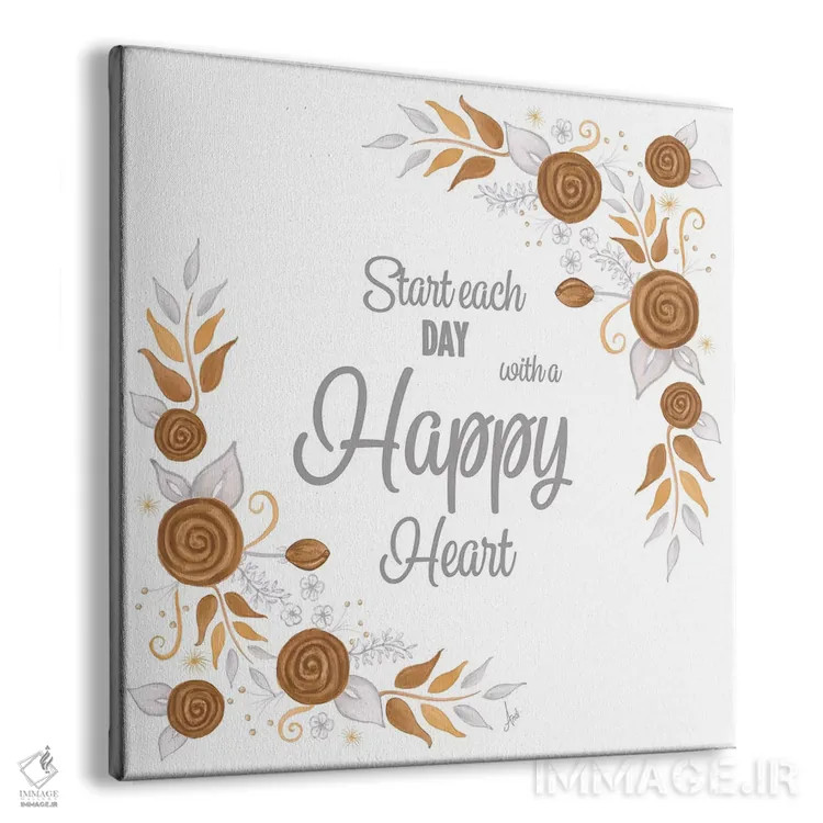 تابلو مدرن گل های برداشت محصول ۲ اثر اندی متز - نمای پرسپکتیو محصول