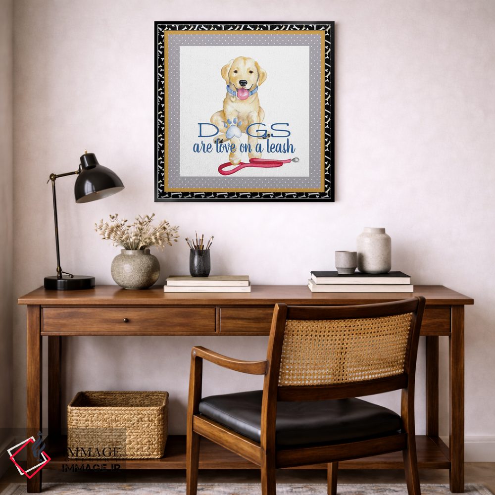 تابلو دکوراتیو زندگی یک سگ ۱ اثر اندی متز - D6B