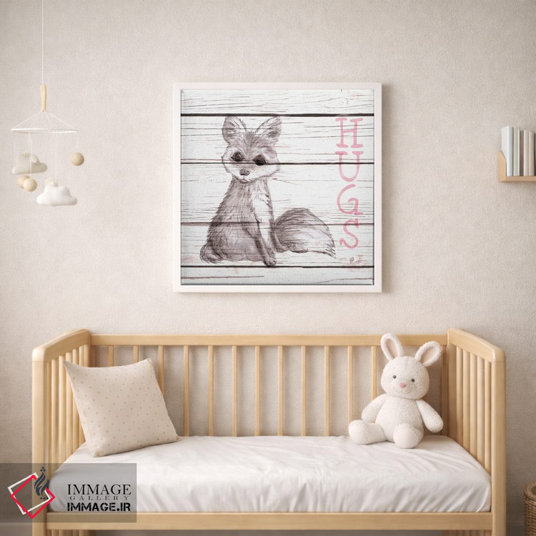 تابلو دکوراتیو بغل های روباه اثر اندی متز - D1W