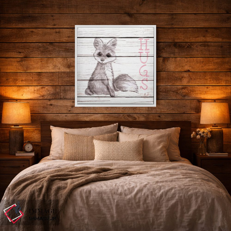 تابلو دکوراتیو بغل های روباه اثر اندی متز - D3W