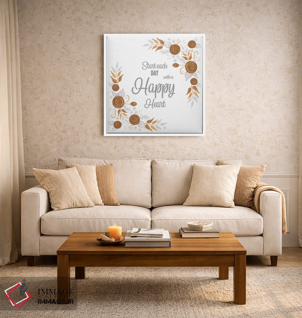 تابلو مدرن گل های برداشت محصول ۲ اثر اندی متز - D3W