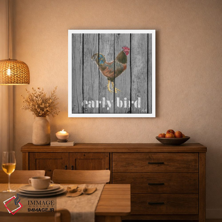 تابلو مدرن خروس سحرخیز اثر اندی متز - D2W