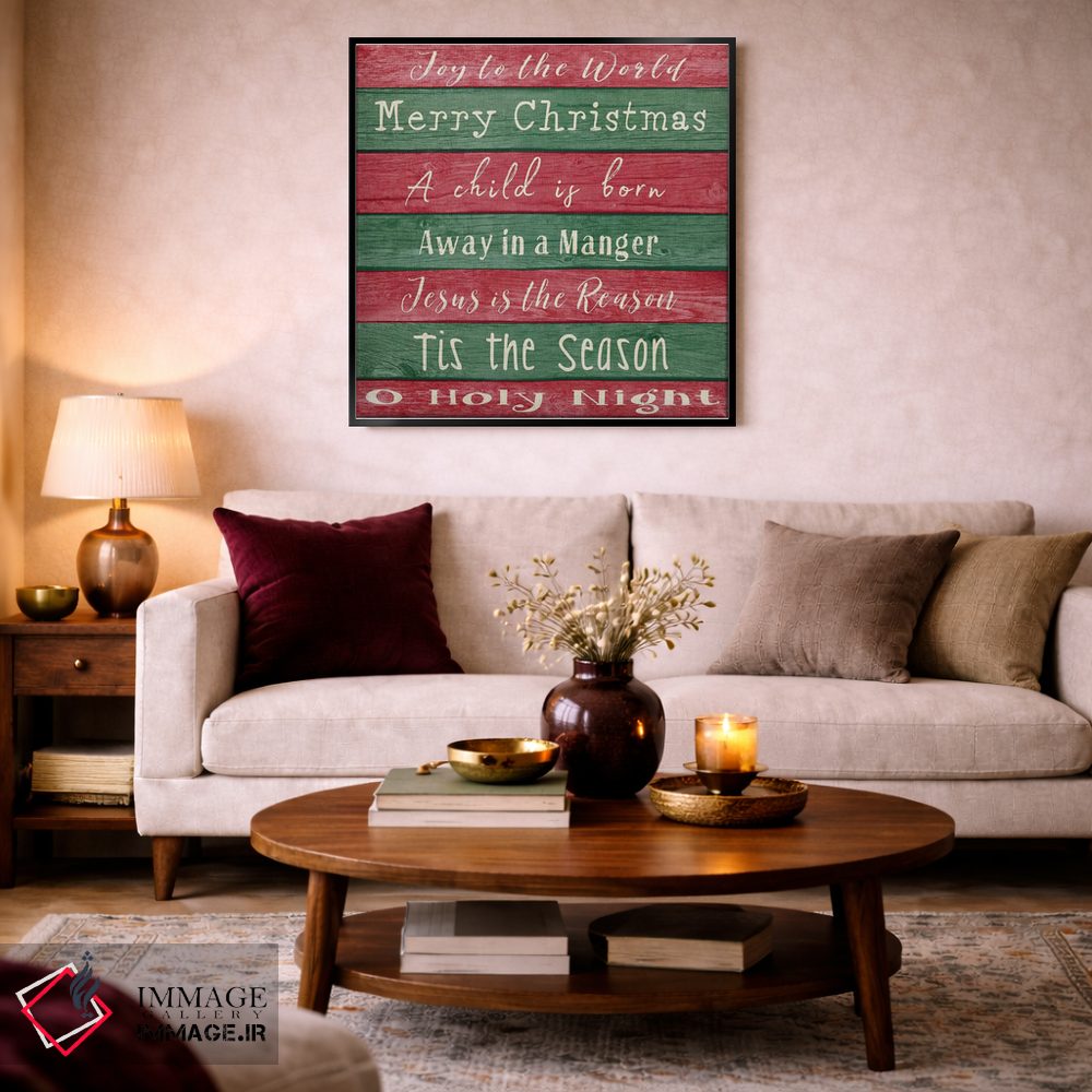تابلو دکوراتیو سرودهای تعطیلات ۲ اثر اندی متز - D3B