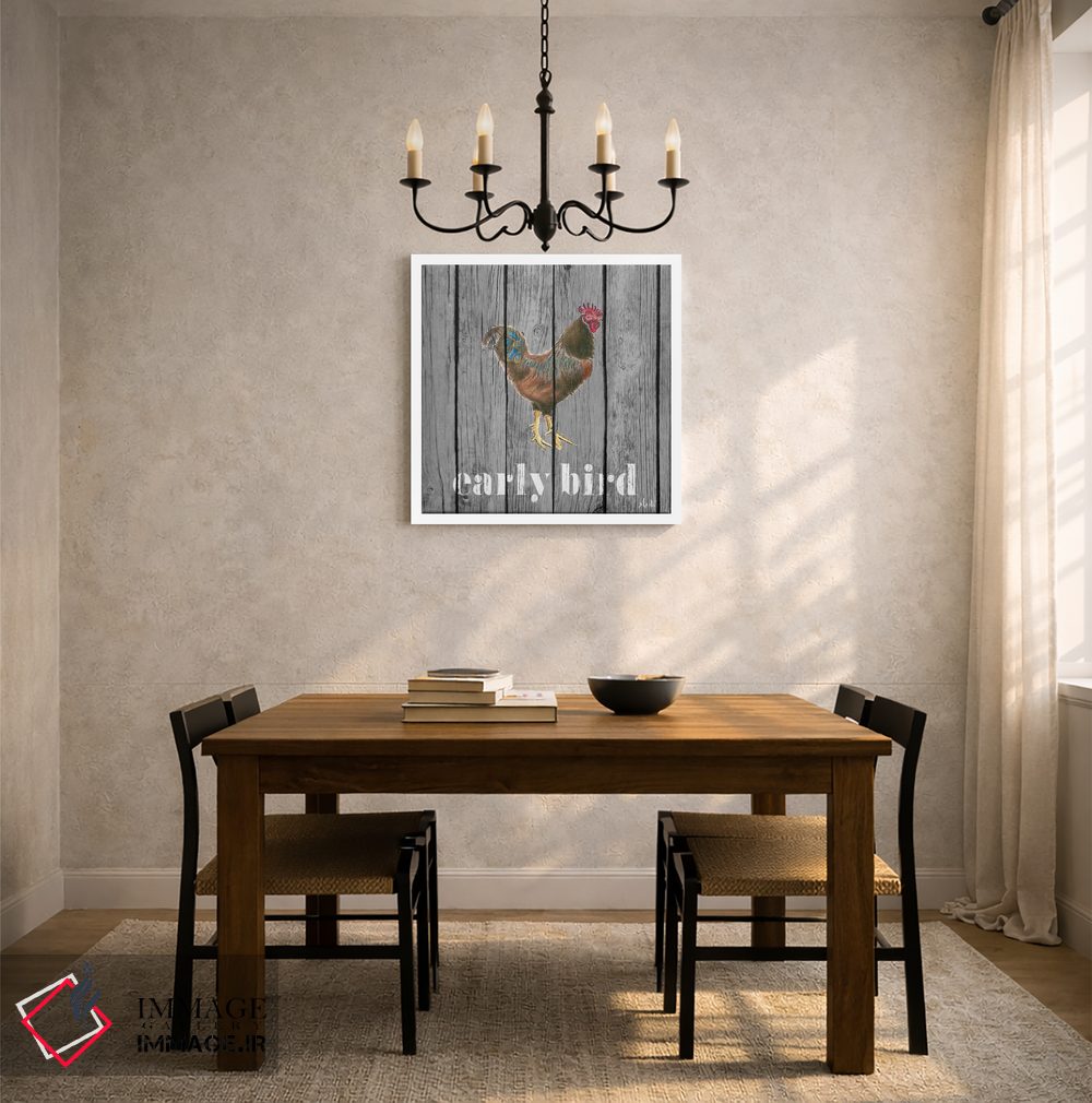 تابلو مدرن خروس سحرخیز اثر اندی متز - D5W