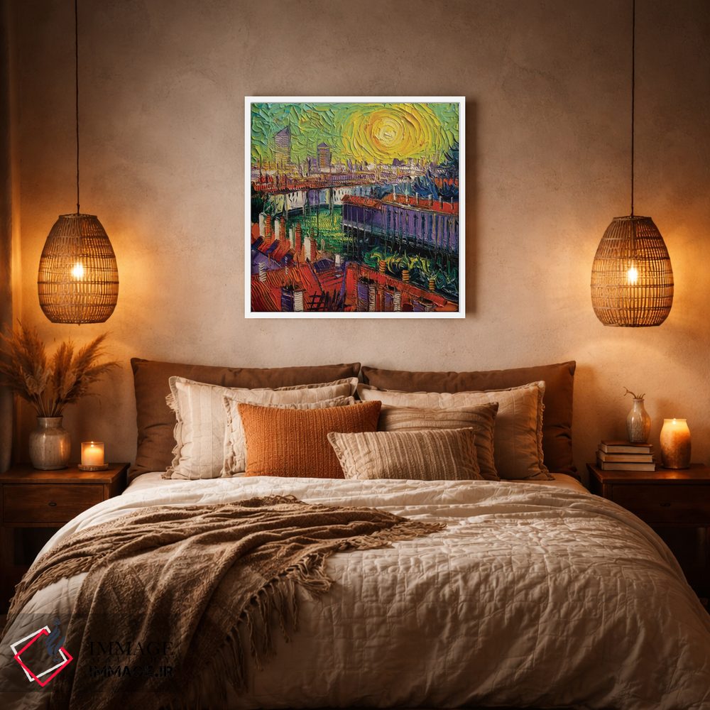 تابلو دکوراتیو تابستانی در لیون اثر مونا ادولسکو - D4W