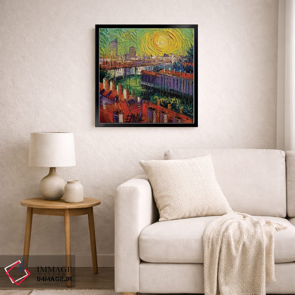 تابلو دکوراتیو تابستانی در لیون اثر مونا ادولسکو - D6B