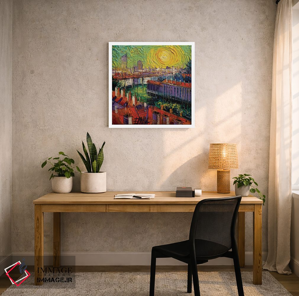 تابلو دکوراتیو تابستانی در لیون اثر مونا ادولسکو - D3W