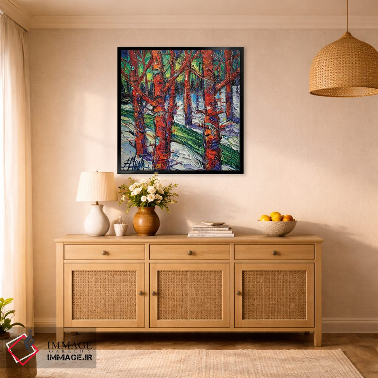 تابلو دکوراتیو جنگل افسون شده اثر مونا ادولسکو - D2B