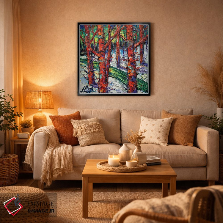 تابلو دکوراتیو جنگل افسون شده اثر مونا ادولسکو - D6B