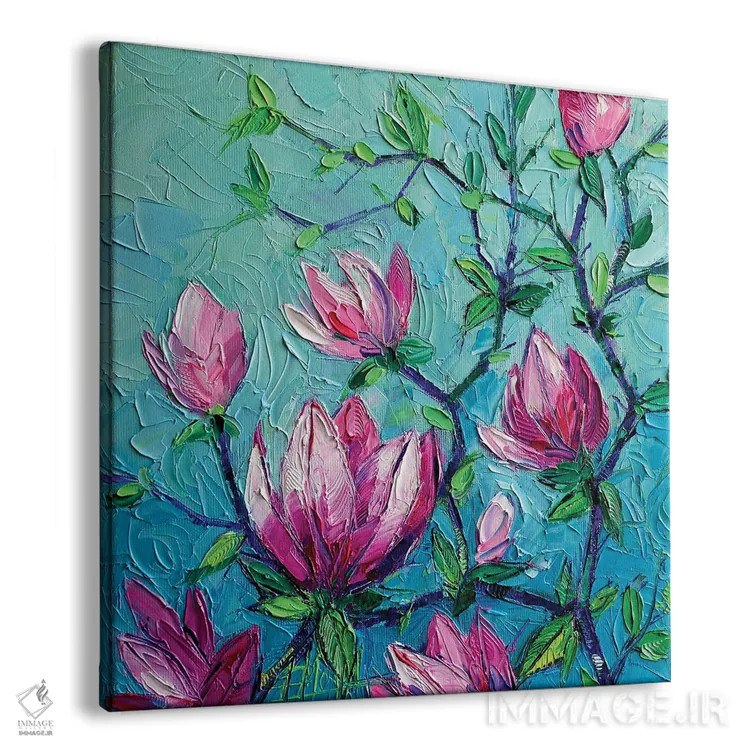 تابلو دکوراتیو مگنولیاها اثر مونا ادولسکو - نمای پرسپکتیو محصول