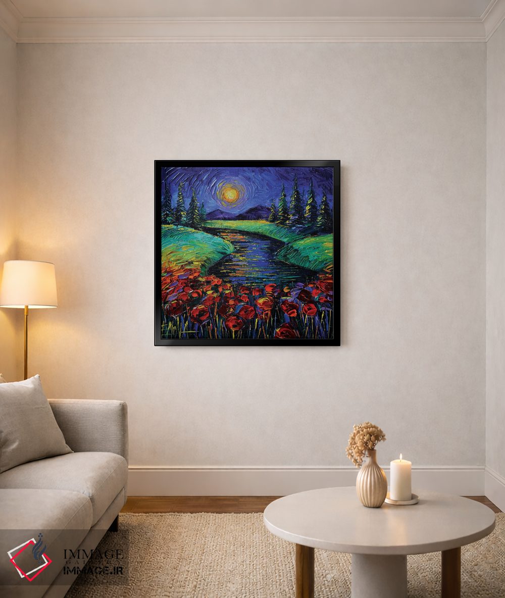 تابلو دکوراتیو شب جادویی اثر مونا ادولسکو - D2B