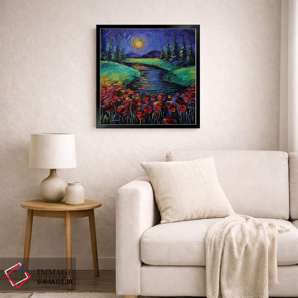 تابلو دکوراتیو شب جادویی اثر مونا ادولسکو - D5B