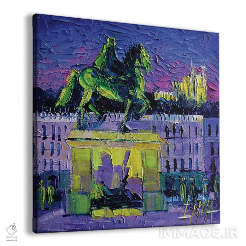 تابلو دکوراتیو لویی چهاردهم اثر مونا ادولسکو - نمای پرسپکتیو محصول