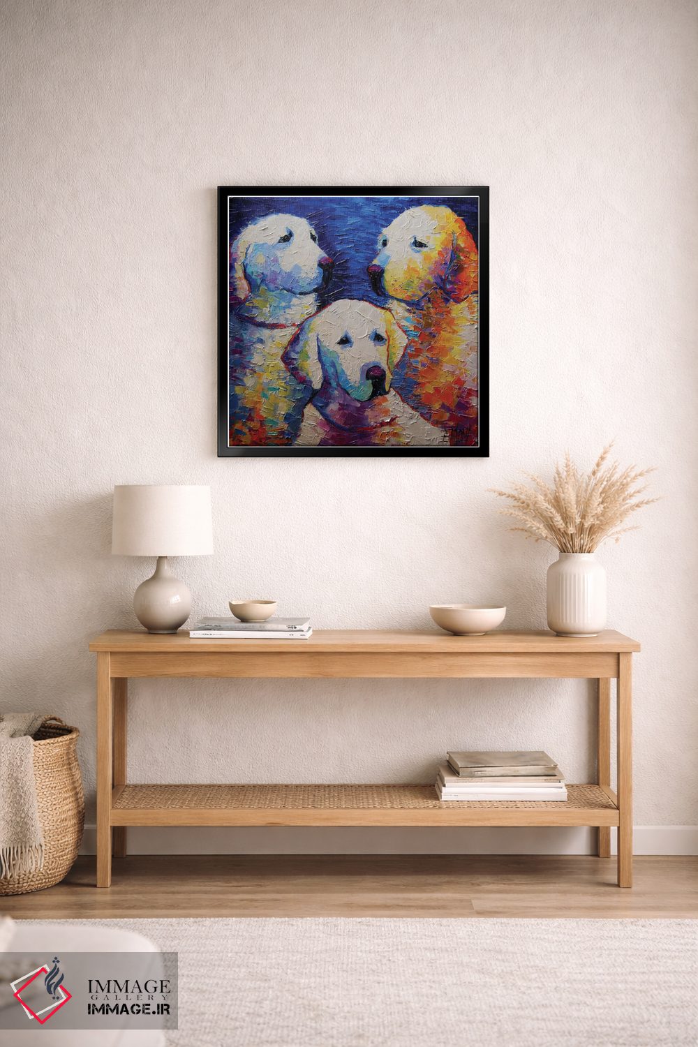 تابلو دکوراتیو پرتره خانوادگی اثر مونا ادولسکو - D4B