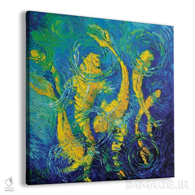 تابلو دکوراتیو آرزو کن اثر مونا ادولسکو - نمای پرسپکتیو محصول