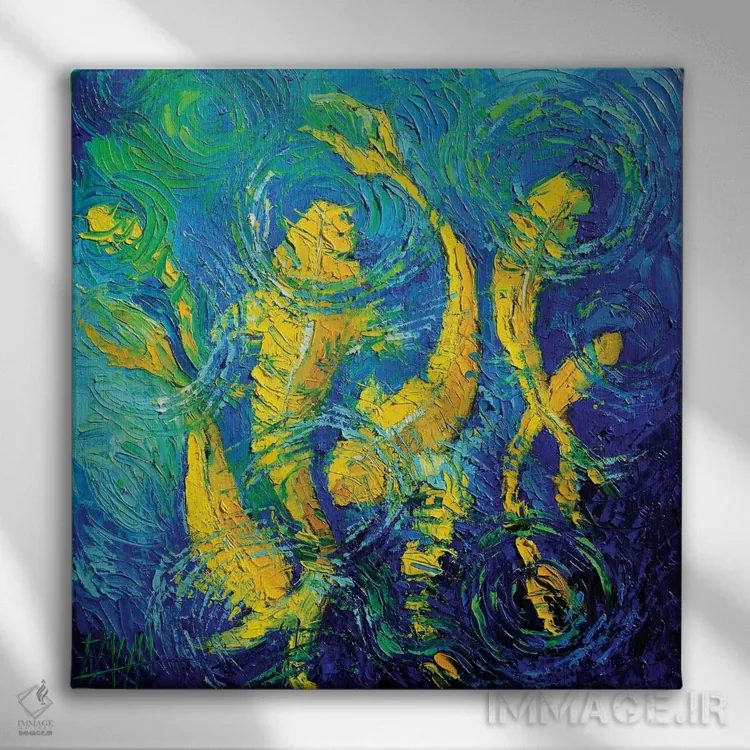 تابلو دکوراتیو آرزو کن اثر مونا ادولسکو - نمای روبهرو روی دیوار