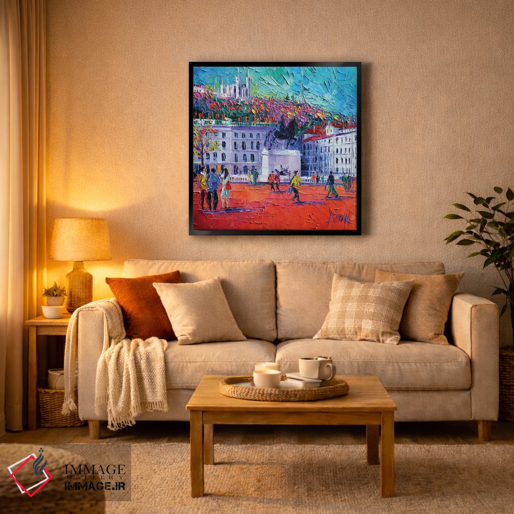 تابلو دکوراتیو میدان بلکور، لیون اثر مونا ادولسکو - D3B