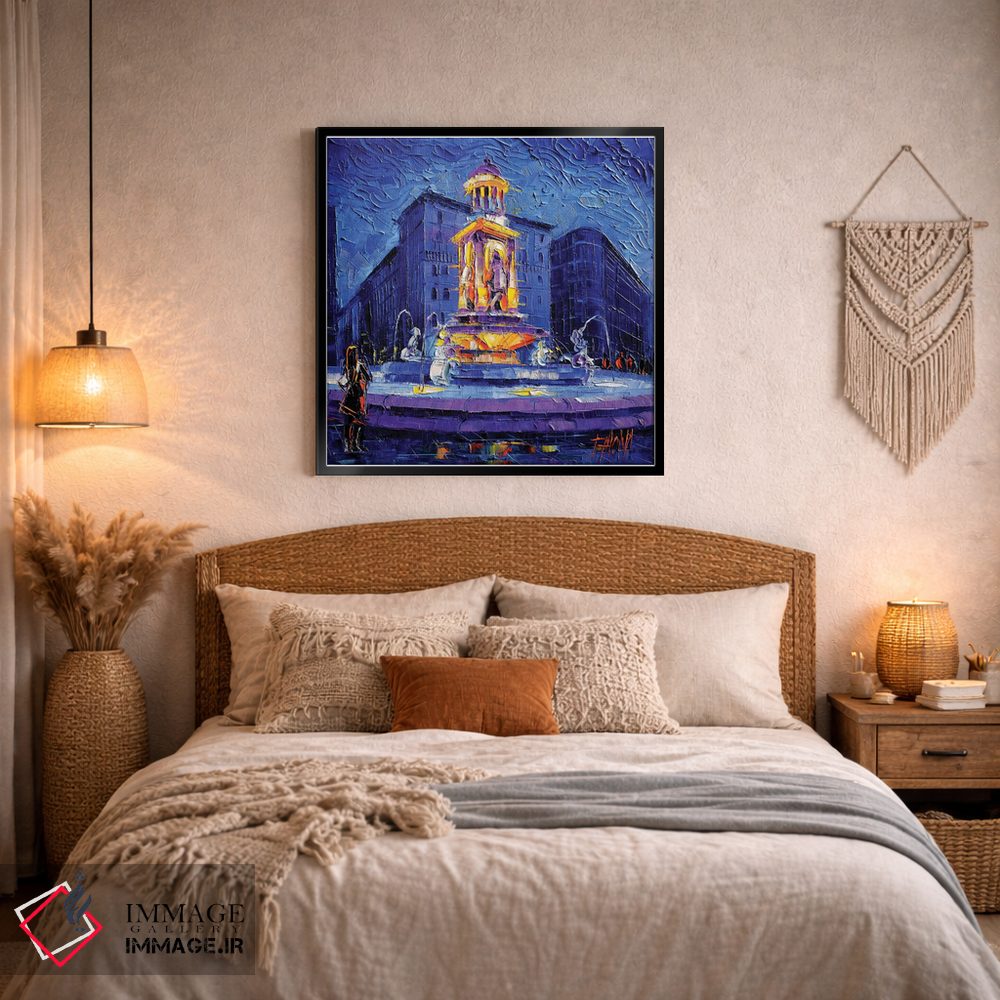 تابلو دکوراتیو فواره ژاکوبن اثر مونا ادولسکو - D2B