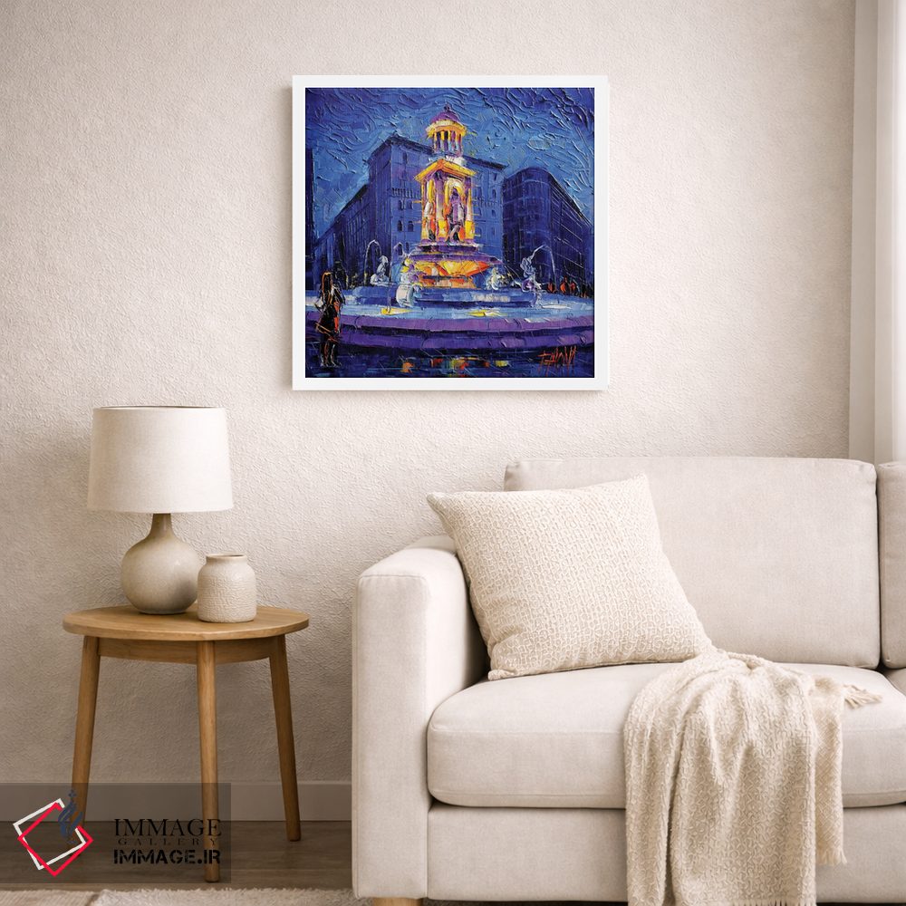 تابلو دکوراتیو فواره ژاکوبن اثر مونا ادولسکو - D5W