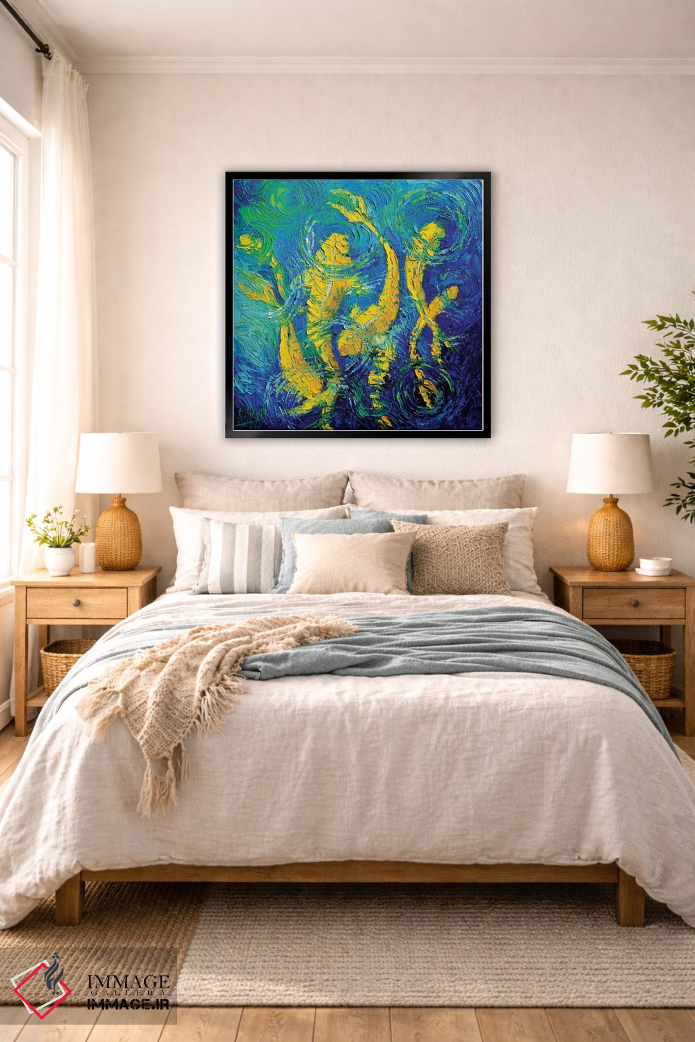 تابلو دکوراتیو آرزو کن اثر مونا ادولسکو - D6B