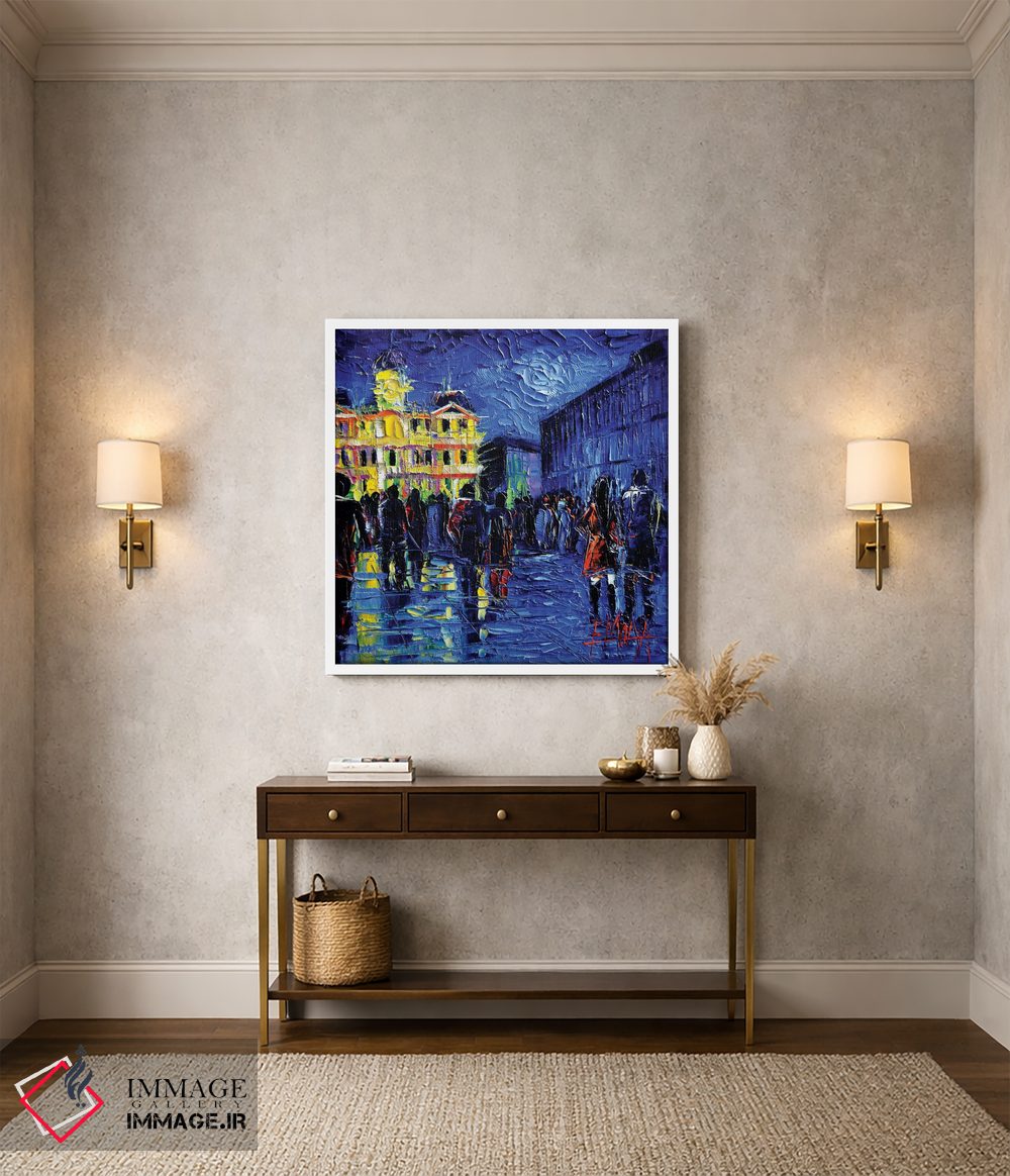 تابلو دکوراتیو جشنواره نور لیون اثر مونا ادولسکو - D2W