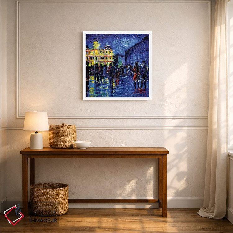 تابلو دکوراتیو جشنواره نور لیون اثر مونا ادولسکو - D4W