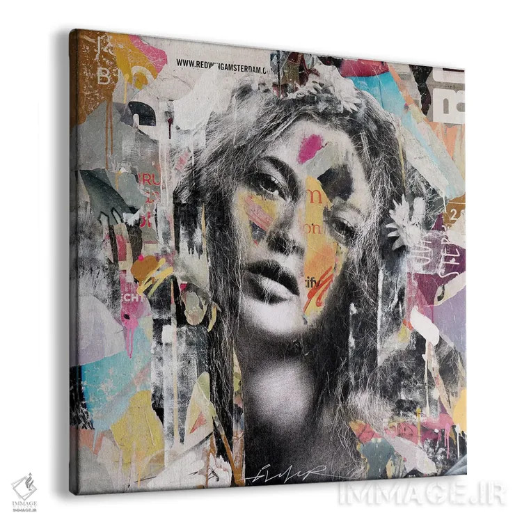 تابلو دکوراتیو عشق والاتری به من بده اثر میشیل فولکرز - نمای پرسپکتیو محصول