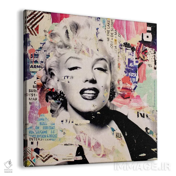 تابلو دکوراتیو مرلین ۱ اثر میشیل فولکرز - نمای پرسپکتیو محصول