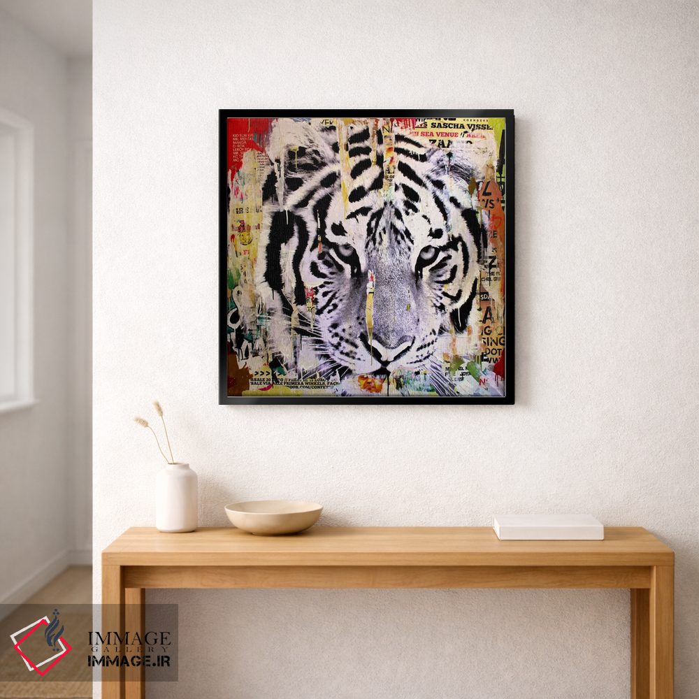 تابلو دکوراتیو سبک ببر ۲ اثر میشیل فولکرز - D1B