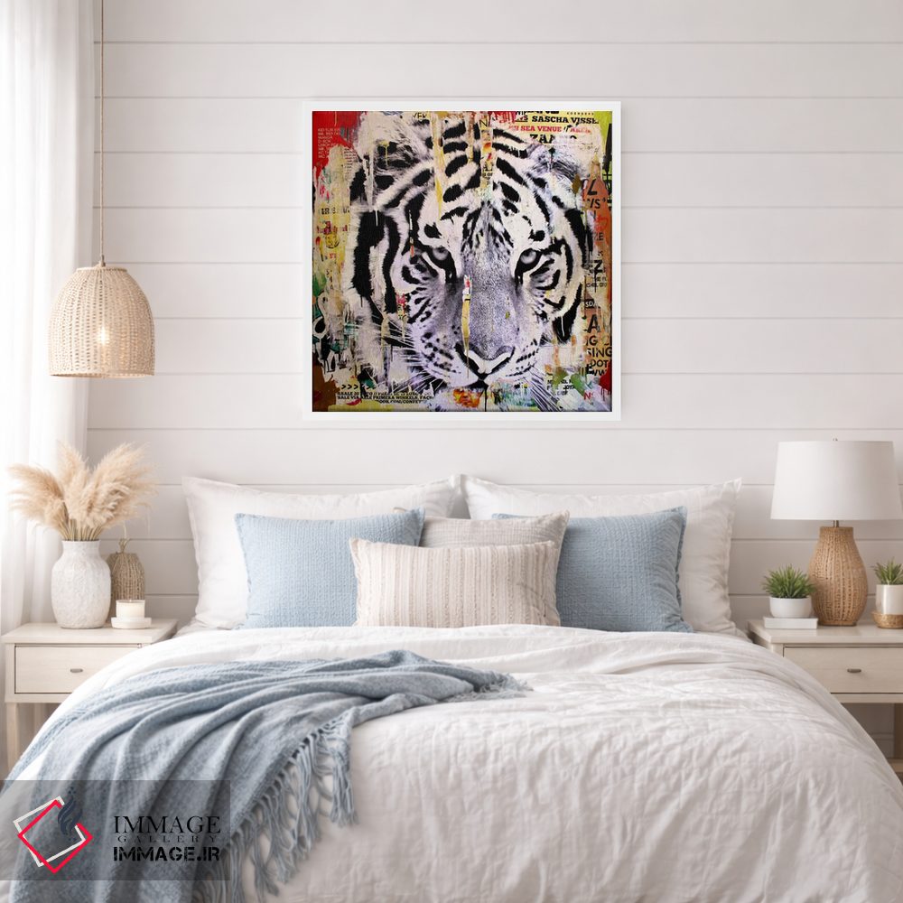 تابلو دکوراتیو سبک ببر ۲ اثر میشیل فولکرز - D2W