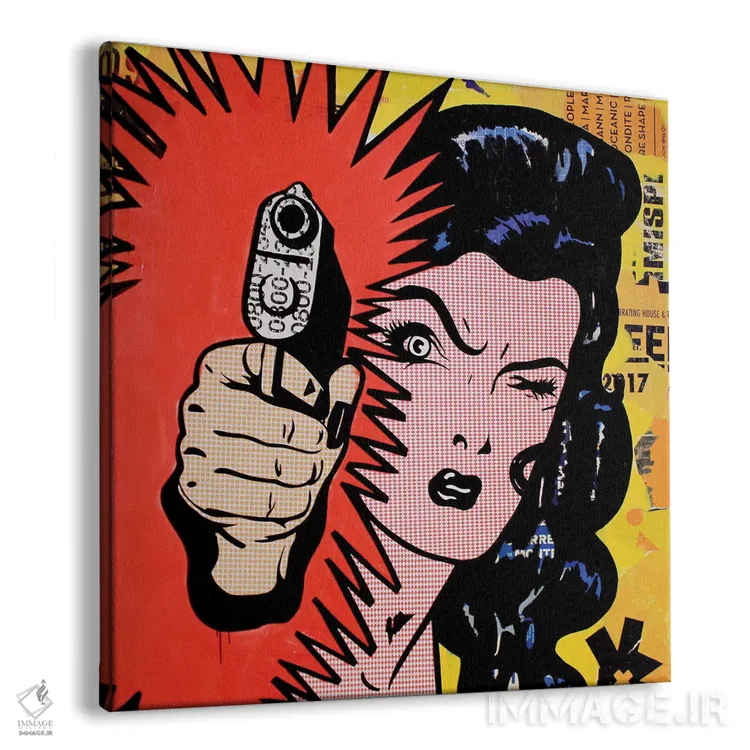 تابلو دکوراتیو خواستن اثر میشیل فولکرز - نمای پرسپکتیو محصول