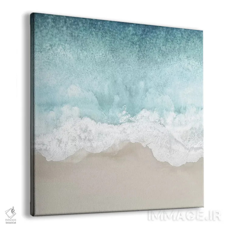 تابلو دکوراتیو امواج اقیانوس ۲ اثر مگی اولسن - نمای پرسپکتیو محصول