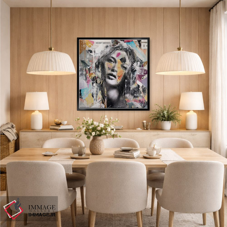 تابلو دکوراتیو عشق والاتری به من بده اثر میشیل فولکرز - D5B