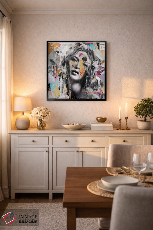 تابلو دکوراتیو عشق والاتری به من بده اثر میشیل فولکرز - D6B