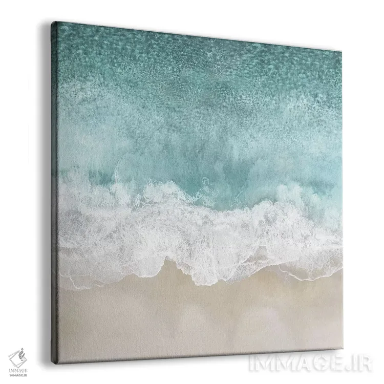 تابلو دکوراتیو امواج اقیانوس ۱ اثر مگی اولسن - نمای پرسپکتیو محصول