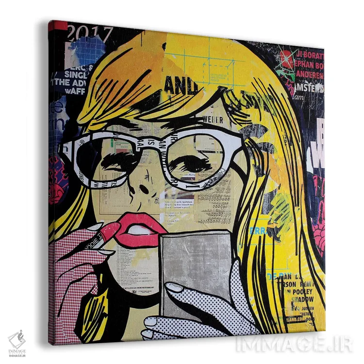 تابلو دکوراتیو دیشب را تکرار کن اثر میشیل فولکرز - نمای پرسپکتیو محصول