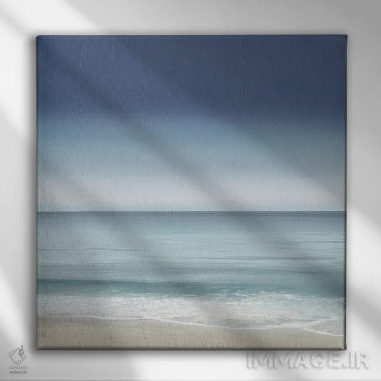 تابلو دکوراتیو خط ساحلی ۲ اثر مگی اولسن - نمای روبهرو روی دیوار