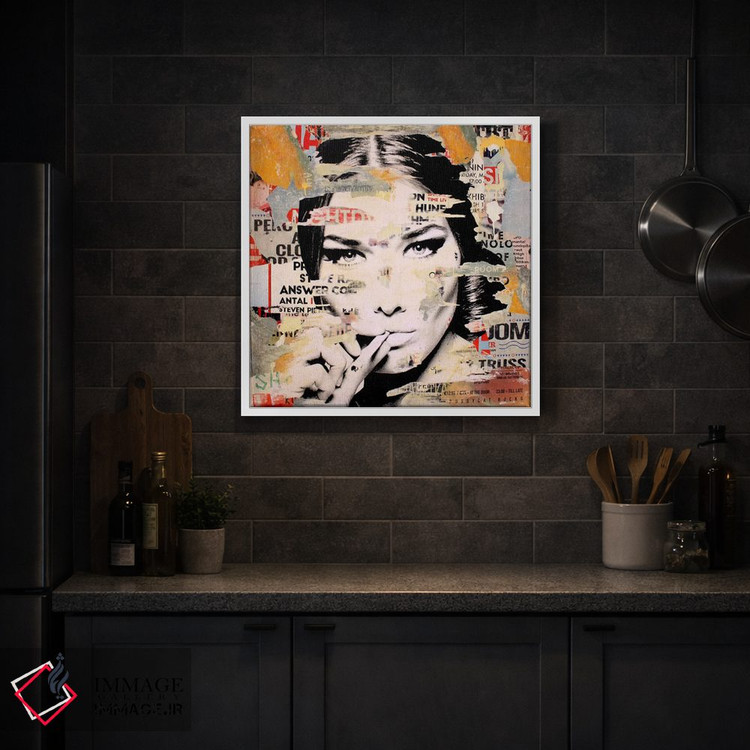 تابلو دکوراتیو کارلا برونی بسیار جذاب است ۲ اثر میشیل فولکرز - D2W