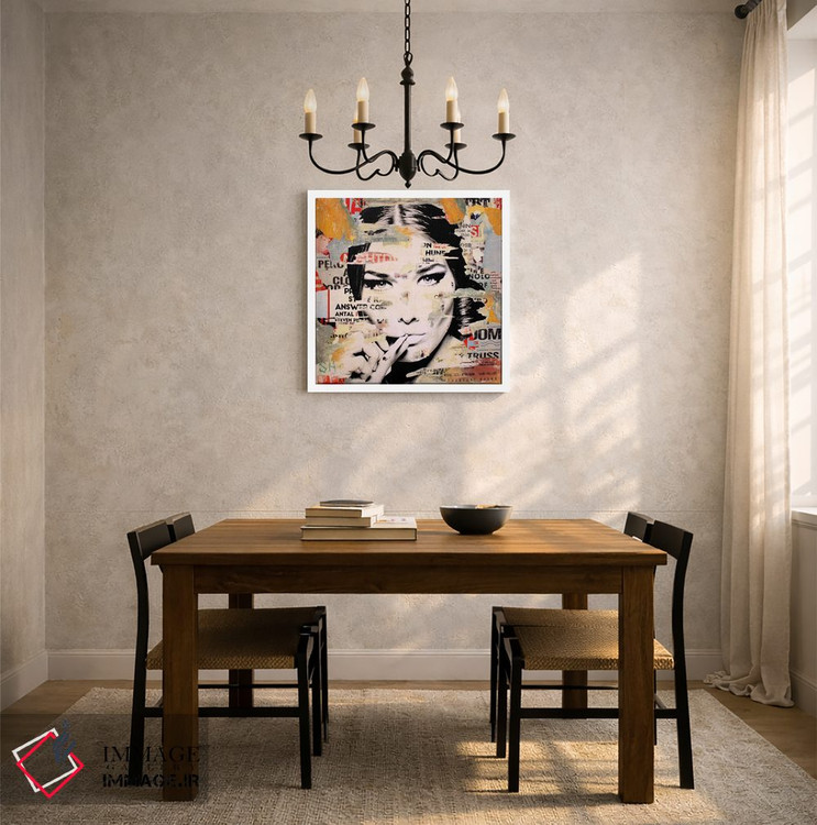 تابلو دکوراتیو کارلا برونی بسیار جذاب است ۲ اثر میشیل فولکرز - D4W