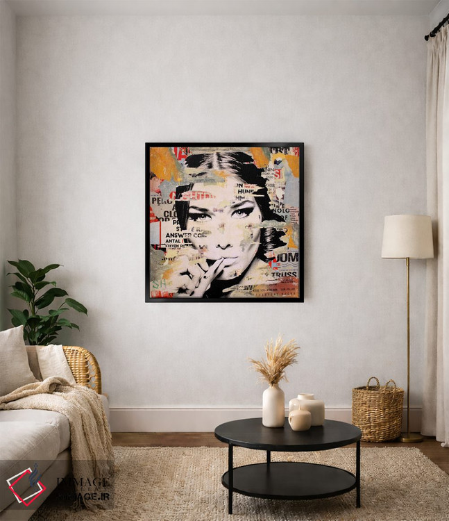 تابلو دکوراتیو کارلا برونی بسیار جذاب است ۲ اثر میشیل فولکرز - D3B