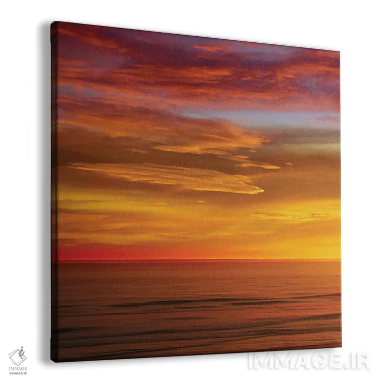 تابلو دکوراتیو اقیانوس آفتابی I اثر مگی اولسن - نمای پرسپکتیو محصول