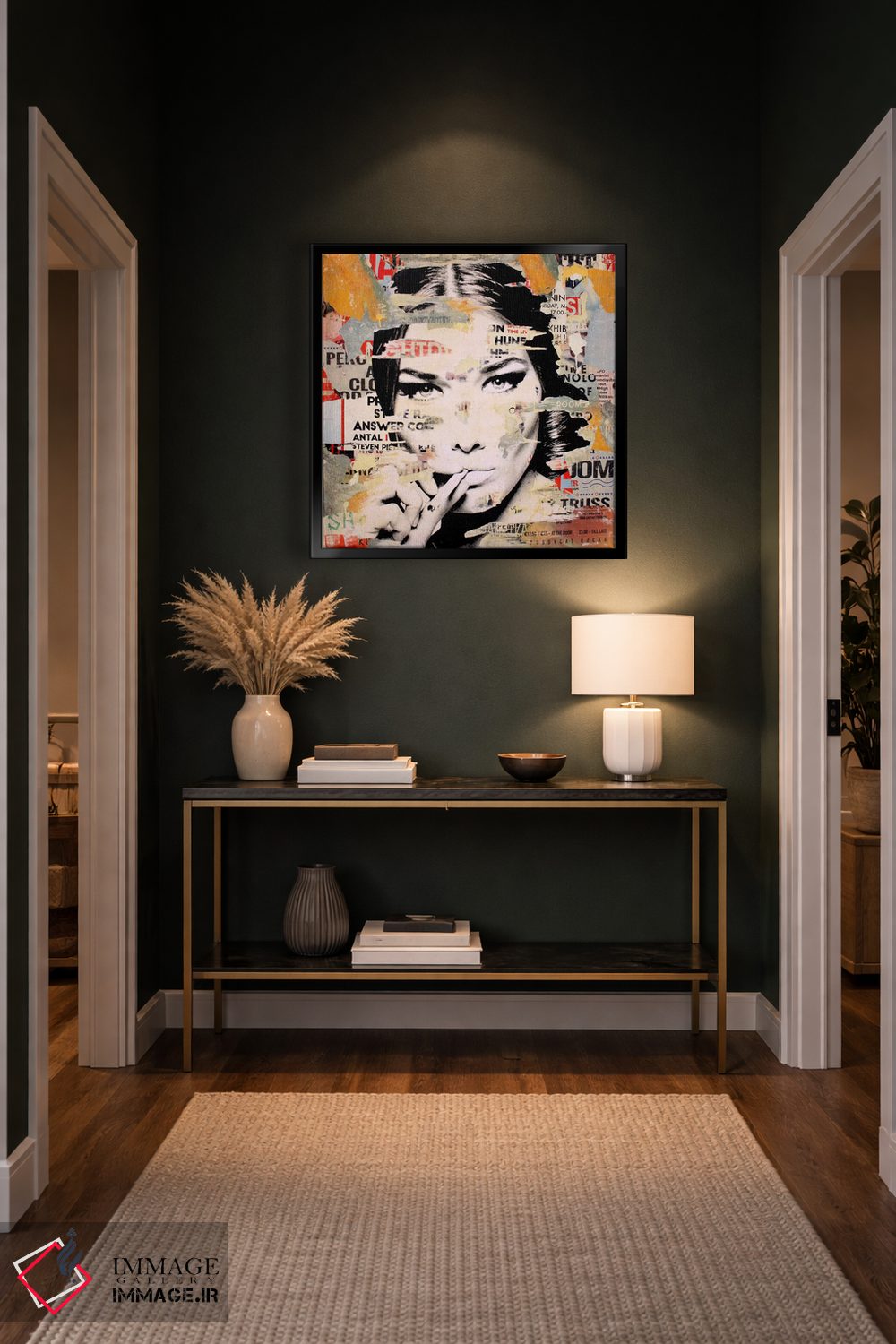 تابلو دکوراتیو کارلا برونی بسیار جذاب است ۲ اثر میشیل فولکرز - D5B