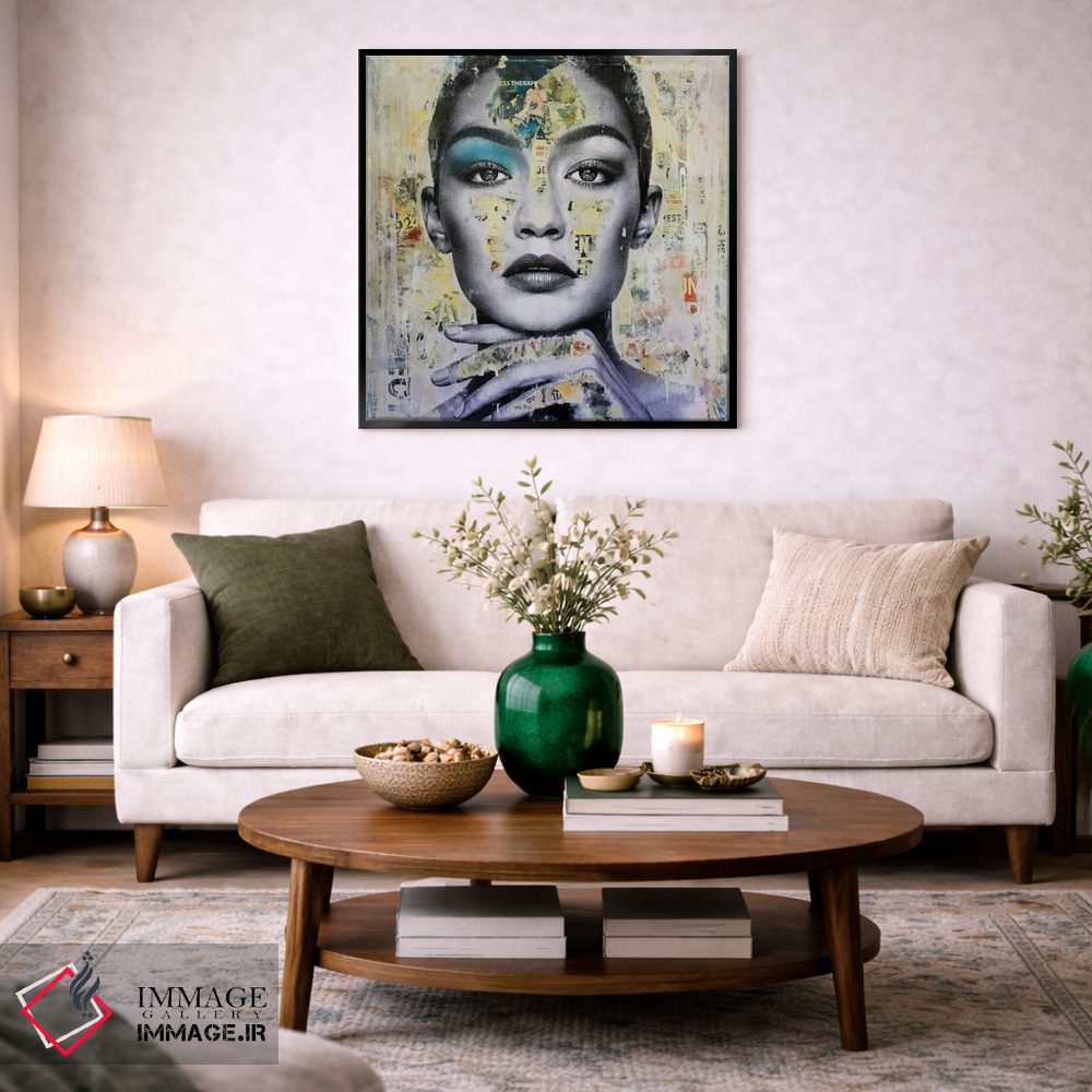 تابلو دکوراتیو جی جی حدید اثر میشیل فولکرز - D1B