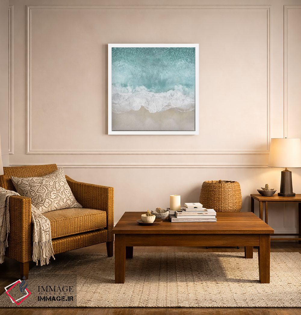 تابلو دکوراتیو امواج اقیانوس ۱ اثر مگی اولسن - D4W