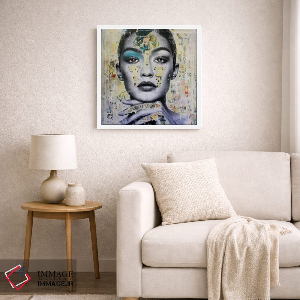 تابلو دکوراتیو جی جی حدید اثر میشیل فولکرز - D5W