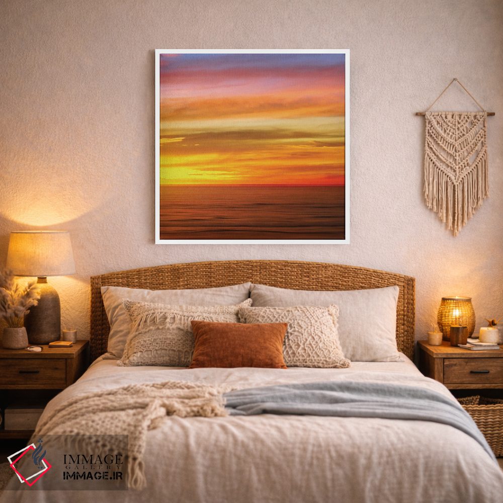تابلو دکوراتیو اقیانوس آفتابی III اثر مگی اولسن - D3W