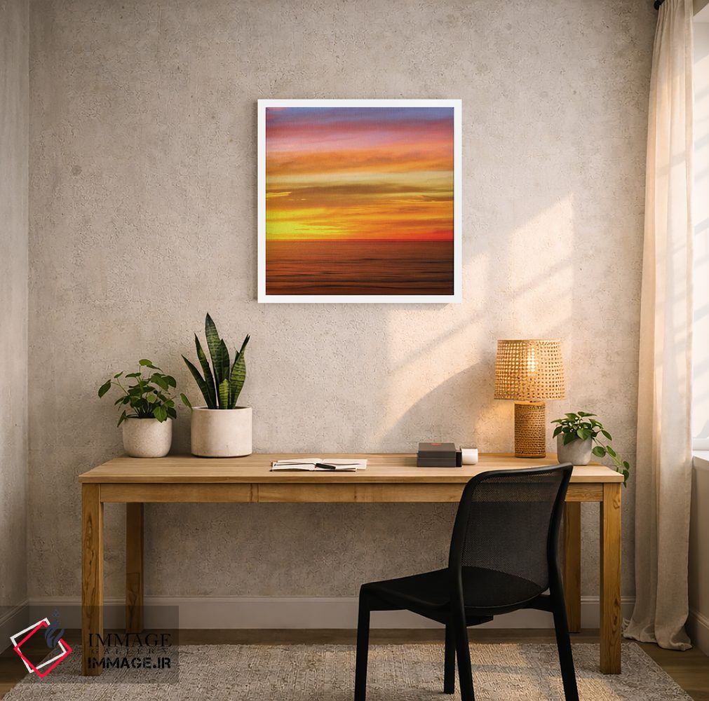 تابلو دکوراتیو اقیانوس آفتابی III اثر مگی اولسن - D4W